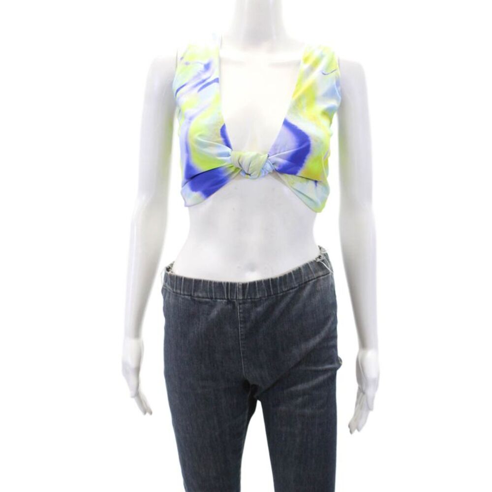 Nomads Womens Playa Bikini Top - Geode Print/Sky Size 5XL
